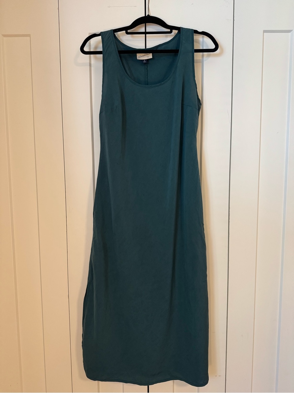 Universal Thread Teal Scoop Neck Maxi Dress